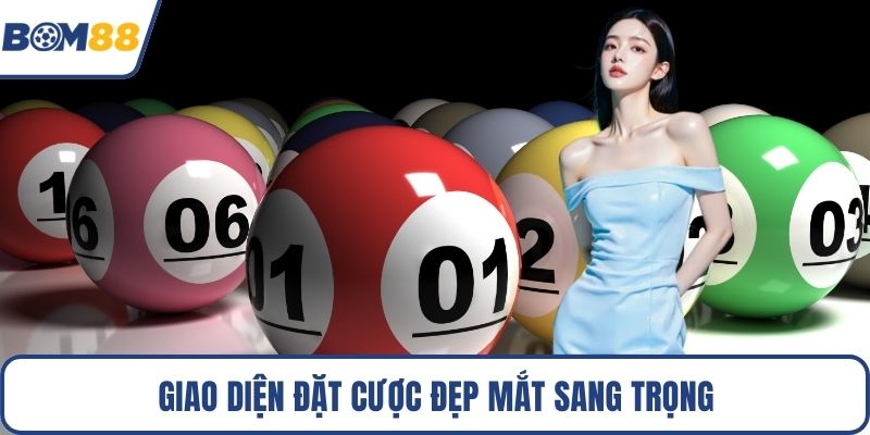 Giao diện đặt cược đẹp mắt sang trọng