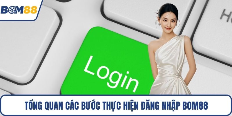 Tổng quan các bước thực hiện đăng nhập Bom88